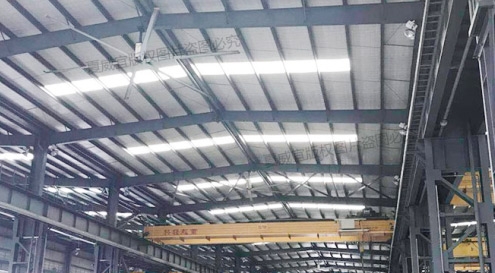 Large industrial ceiling fans:Large assembly workshop ventilation