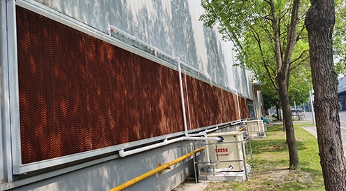 Cooling Wet Curtain:Vantec Transmission