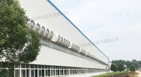Negative Pressure Fans: side wall exhaust