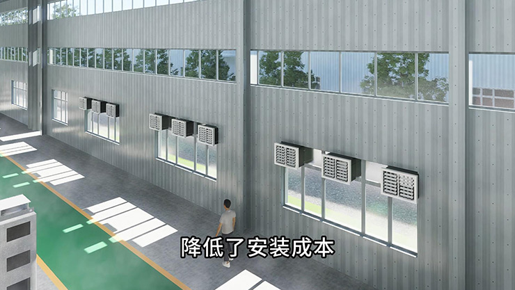 Is the cost of environmentally friendly air conditioners high in the ventilation and cooling process of factory buildings?