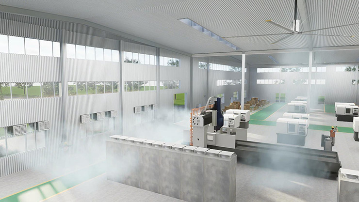 Planning the ventilation and cooling equipment of the factory in advance before building the factory can really save a lot of money! !