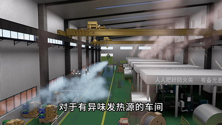 What are the solutions for ventilation and cooling in workshops with odors and heat sources?